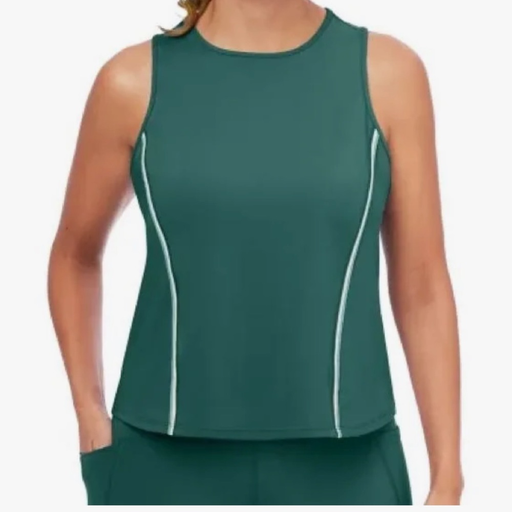 Member's Mark Ladies Work It Out Active Tank New With Tags Size XL. Green.